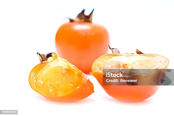 Sharon Fruit Isolated Stock Photo - Download Image Now - Color Image, Dessert - Sweet Food, East Asian Culture