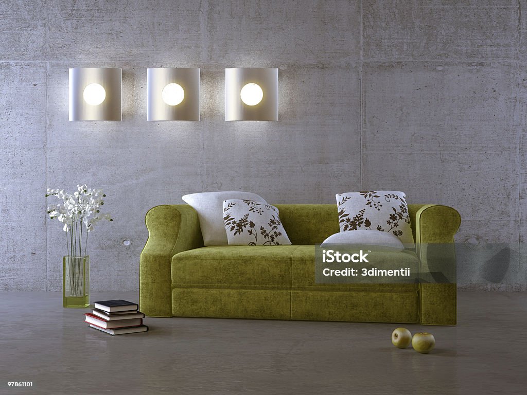 modern interior  Color Image Stock Photo