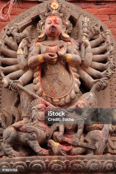 Goddess Durga Stock Photo - Download Image Now - Durga, Cultures, Ancient