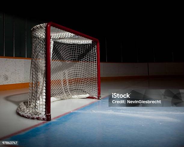 Eishockeynetto Stockfoto und mehr Bilder von Tor auf dem Hockeyfeld - Tor auf dem Hockeyfeld, Eishockey, Tor - Sportgerät