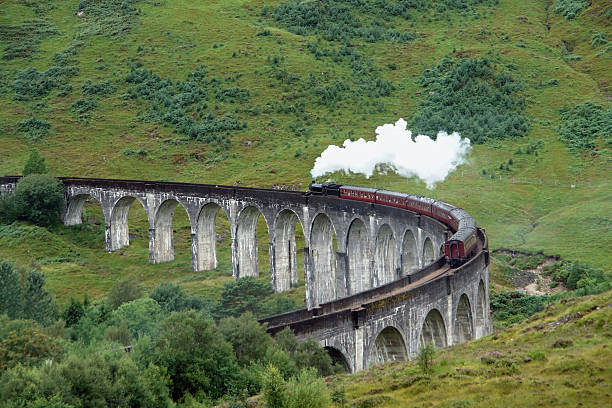 istock Glenfinnan Viaduct and steam train 97864391
