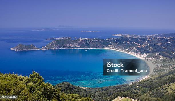Aghios Stephanos Beach Stock Photo - Download Image Now - Beach, Blue, Color Image