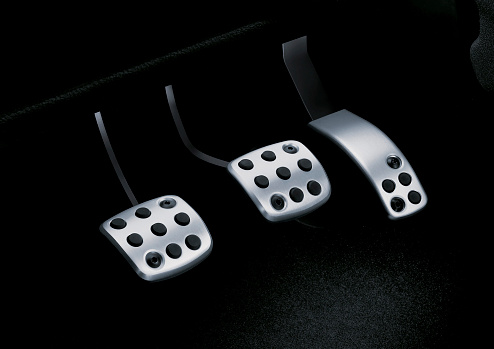 car pedal-chrome pedals