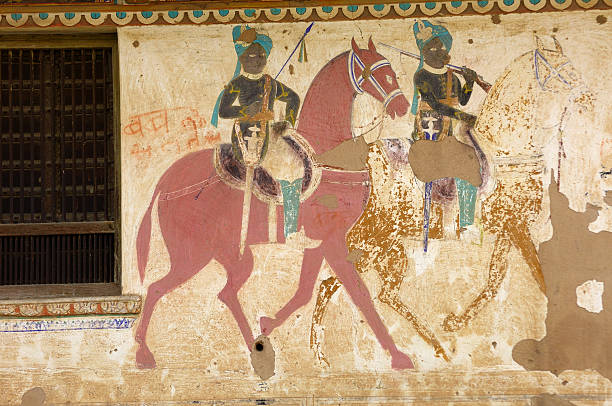 istock India, Mandawa - fresco on wall 97865178