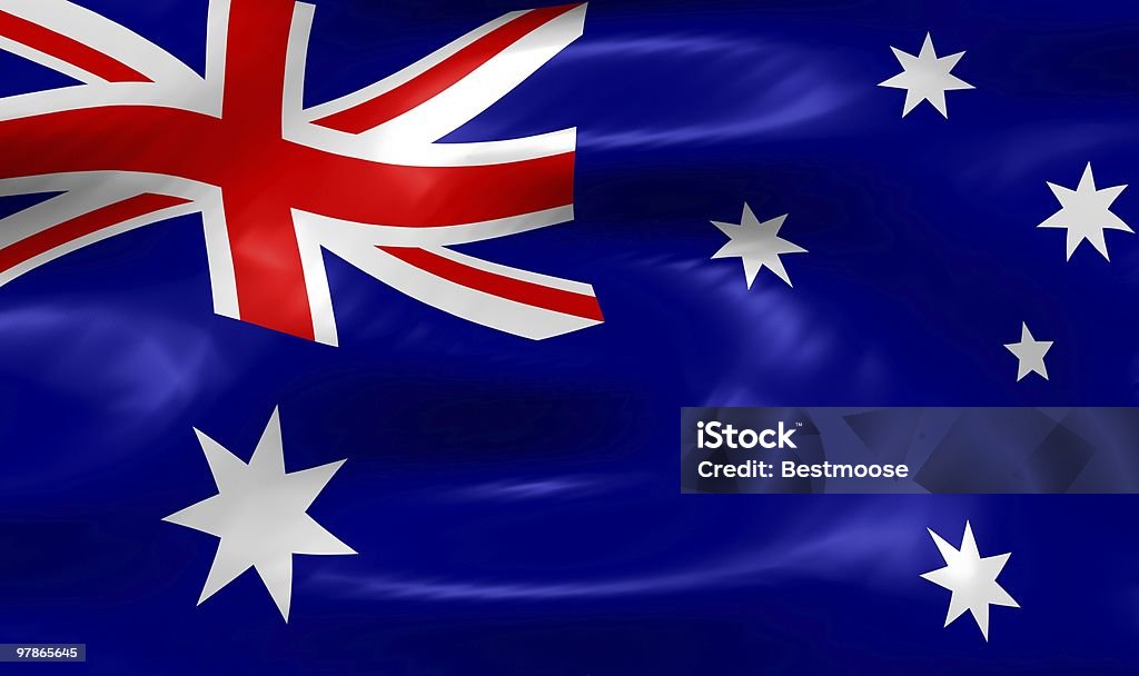 オーストラリア国旗 - イギリス国旗のロイヤリティフリーストックフォト