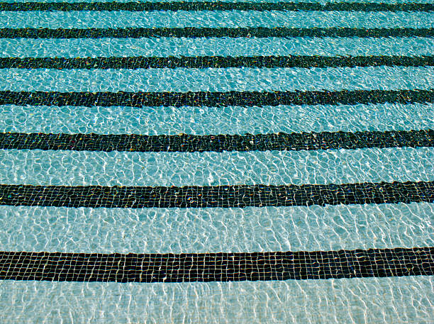 Swimming Lane Marker stock photo