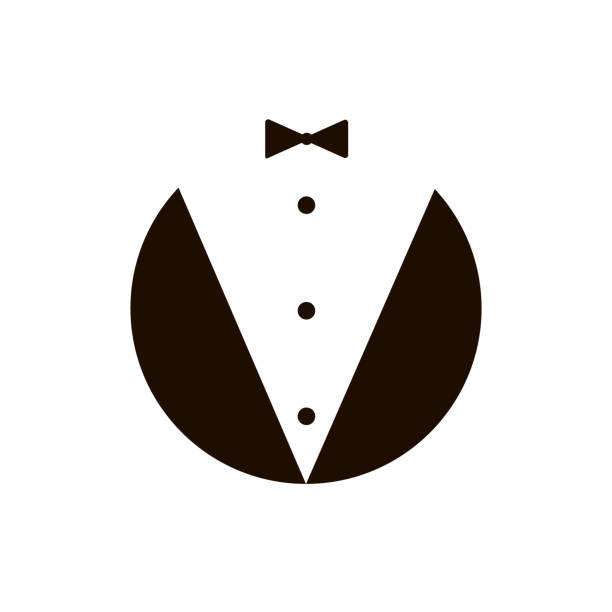 butler gentleman icon. vector butler gentleman icon. vector butler stock illustrations