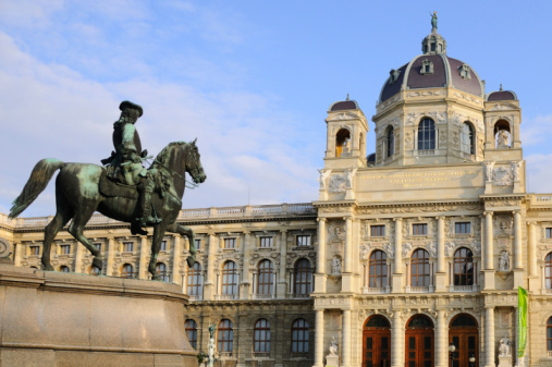 Semperoper Opera House and King Johann of Saxony Statue at Theaterplatz - Dresden, Germany