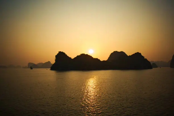 Sunrise over Ha Long Bay, Vietnam