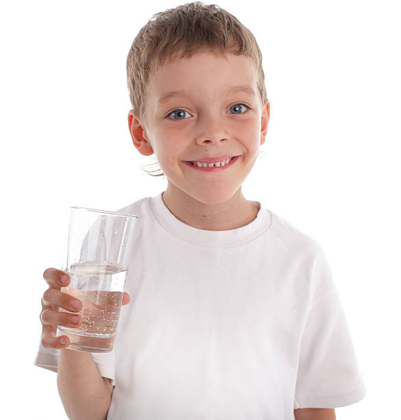 istock Child with water in glass 97871568