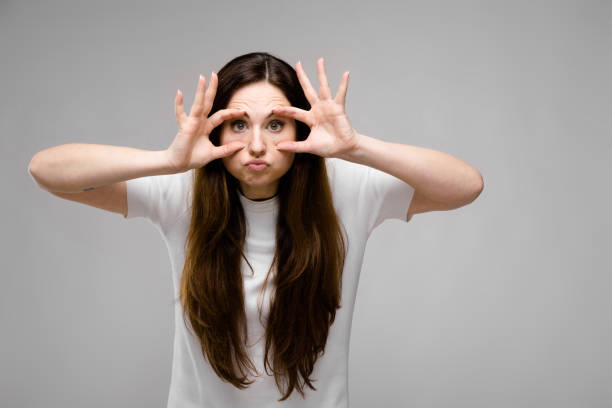istock Attractive overweight woman grimacing 978722148