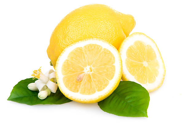 istock Ripe Yellow Lemons Isolated over White 97872220