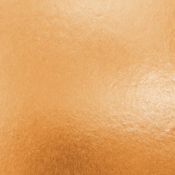 istock Copper foil metallic wrapping paper shiny texture background for wall paper decoration element 978724854