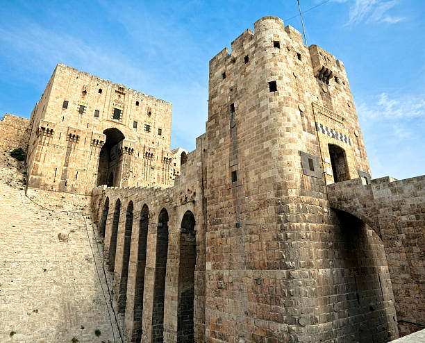istock Historical image of the Aleppo building in Syria 97874327