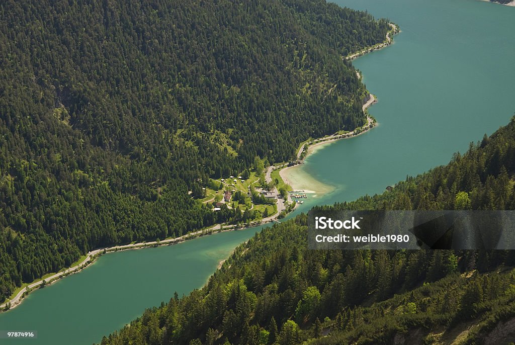 Lake Plansee in Tirol - Lizenzfrei Alpen Stock-Foto