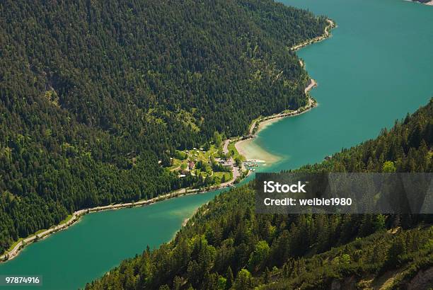 Lake Plansee In Tirol Stockfoto und mehr Bilder von Alpen - Alpen, Berg, Brücke