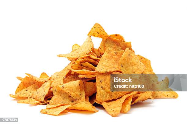 Nachos Stock Photo - Download Image Now - Color Image, Corn, Cut Out