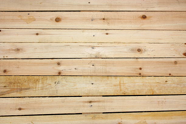 texture en bois avec des ongles - knotted wood wood material striped photos et images de collection