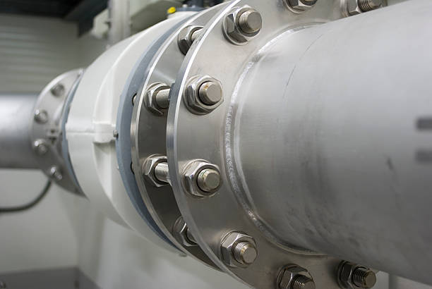Pipe flange connection
