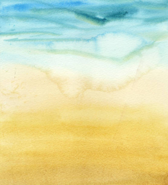 istock abstract watercolor gradient Sea and sand 978764594