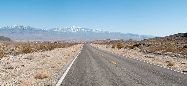 istock Nevada desert road around the mountains in Las Vegas 97876691