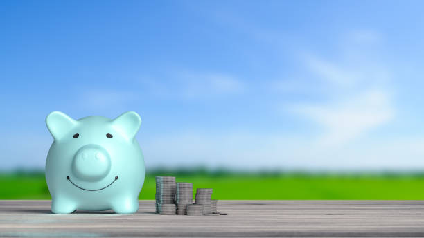 istock piggy bank pink color and coins stack blurred background 978777292