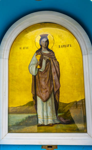 istock Saint Barbara Icon Saint Sophia Church Acropolis Athens Greece 978786574