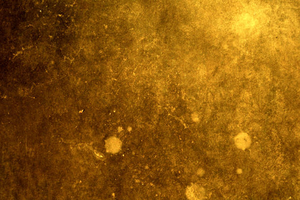 fundo de textura de metal bronze com detalhes de altas - metallic plate rusty textured effect - fotografias e filmes do acervo