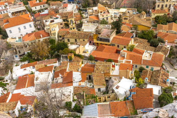istock Plaka Ancient Greek Neighborhoods From Acropolis Athens Greece 978802930
