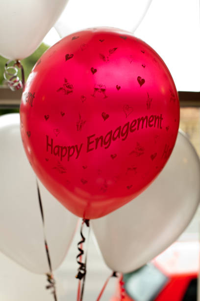 istock Happy engagement decorative balloons 978805024