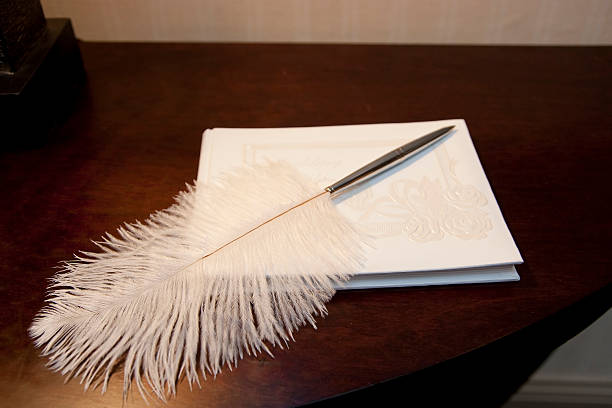istock Guest Book and Pen 97881894