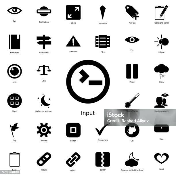 Eingegebenen Zeichen Symbol Detaillierte Set Von Minimalistischen Icons Premiumgrafikdesign Eines Der Sammlung Icons Für Webseiten Webdesign Mobileapp Stock Vektor Art und mehr Bilder von Effektivität