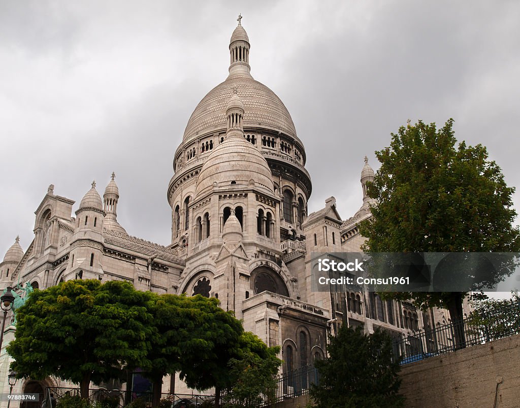 Sacré-Coeur París - Foto de stock de Arquitectura libre de derechos