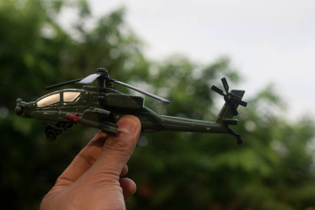 istock Children playing plastic helicopter 978840816