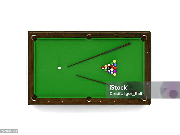 Billiard Table Stock Photo - Download Image Now - Color Image, Competition, Fun