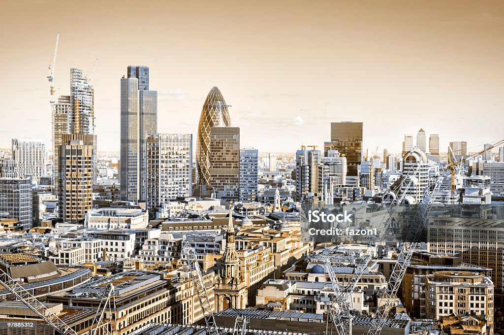City de Londres - Photo de Activité bancaire libre de droits