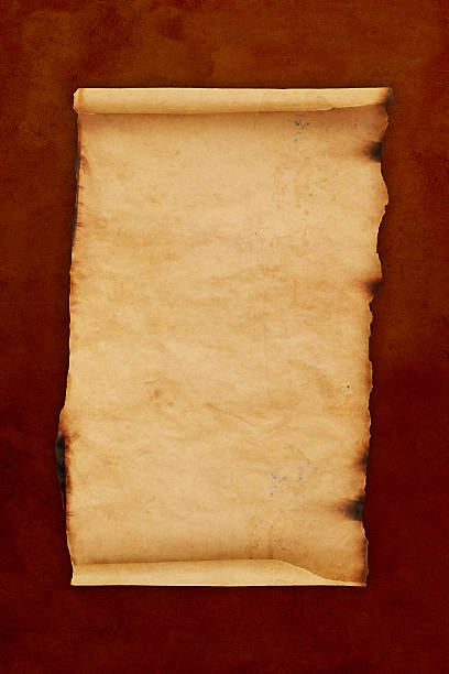 série rétro - scroll parchment paper old photos et images de collection