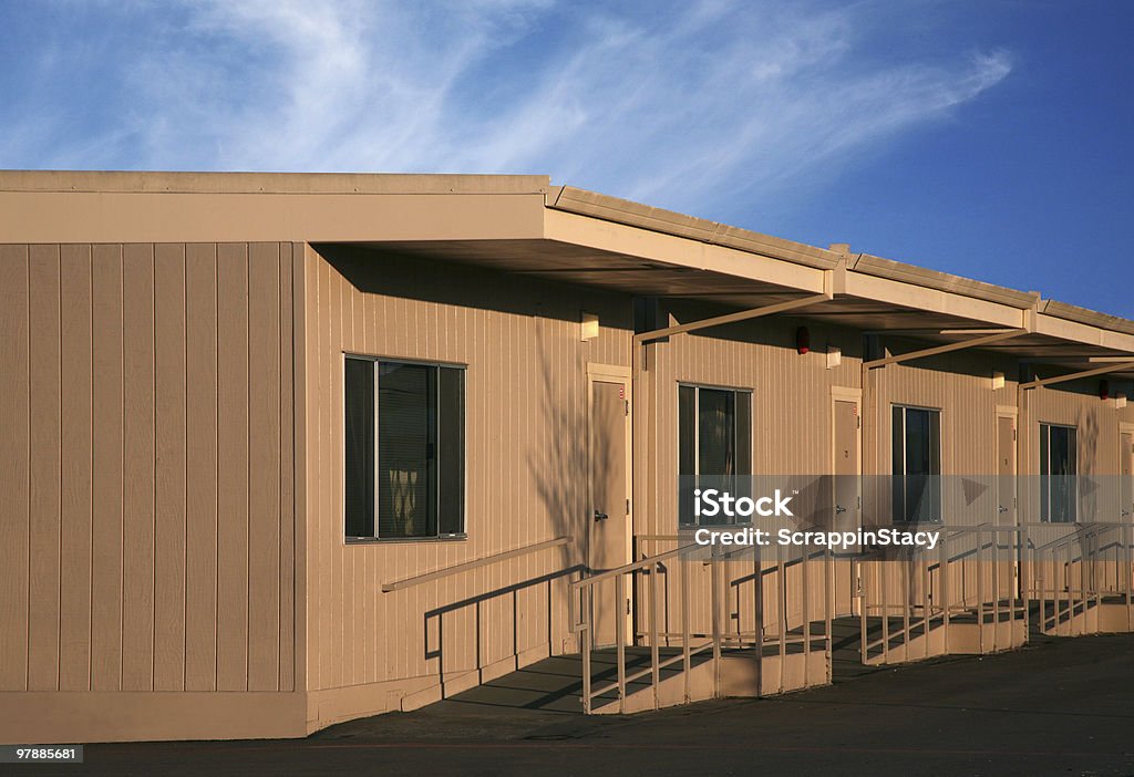 Bungalows  School Building Stock Photo