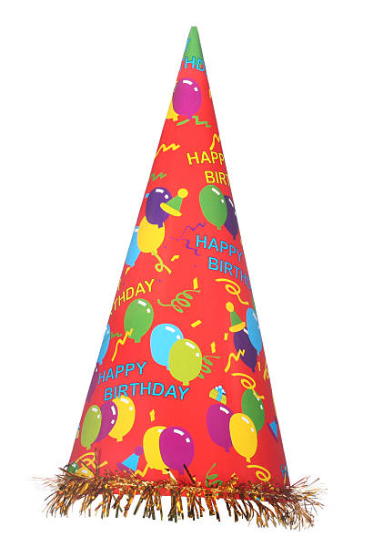 istock Happy Birthday party hat 97886249