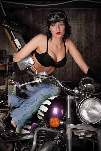 istock girl on a motorcycle 97887170