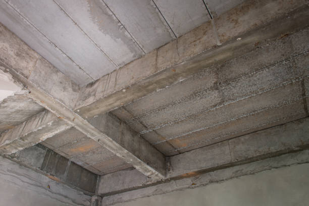 istock Unfinished interior of house under construction at building site. 978872824