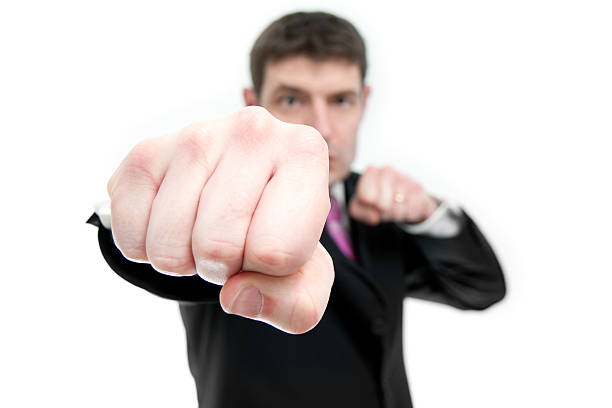 istock Businessman Punching 97887485