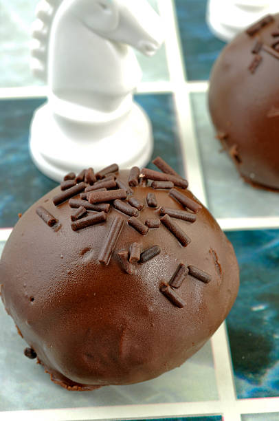 Chess Truffles stock photo