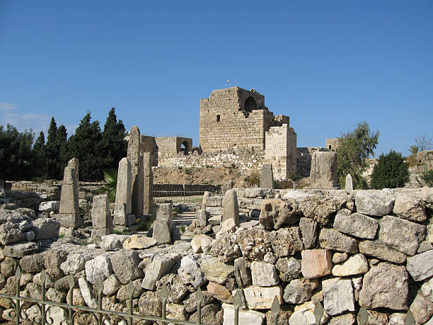 Ruins of Rabad castle in Ajloun, Jordan.