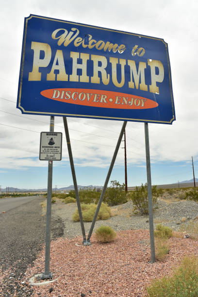 istock Welcome to Pahrump, Nevada road side sign 978901990
