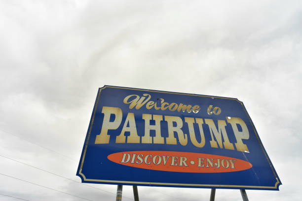 istock Welcome to Pahrump, Nevada road side sign 978902056