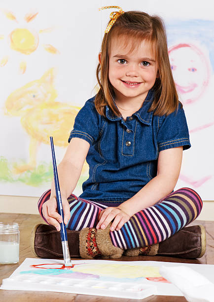 istock Little Artist Girl 97891178