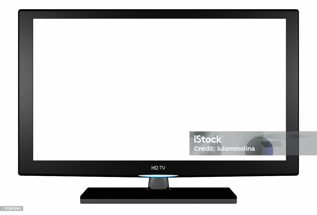 High Definition TV  Color Image Stock Photo