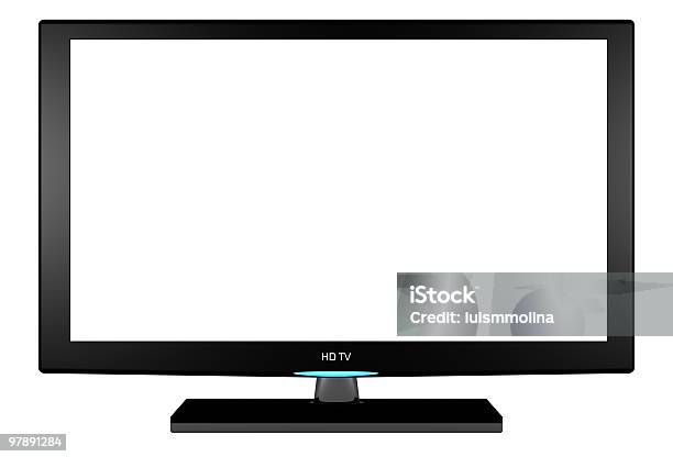 High Definition Tv Stock Photo - Download Image Now - Color Image, Copy Space, Cut Out