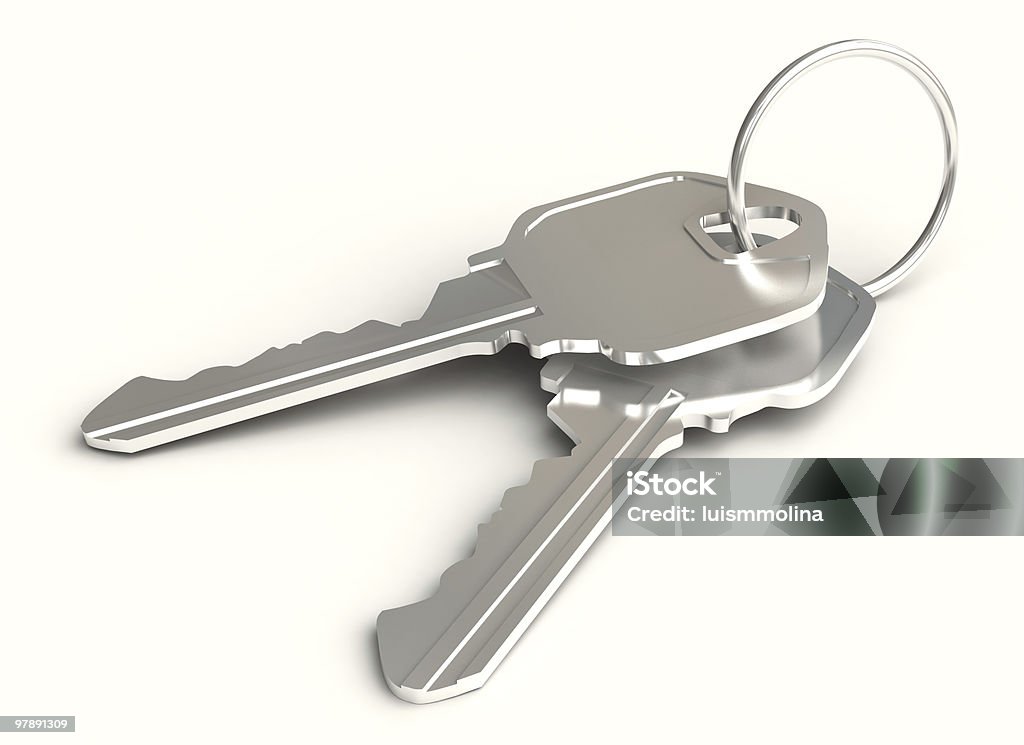 Isolated Keys  Color Image Stock Photo